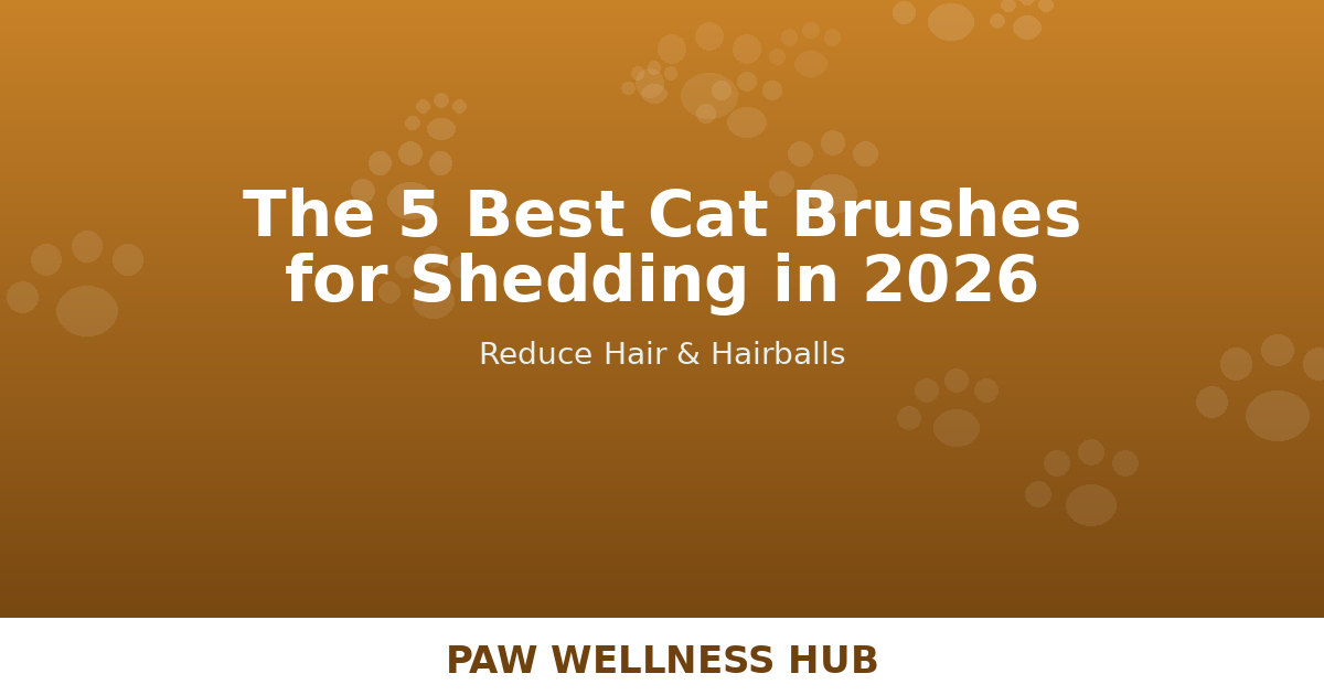 The 5 Best Cat Brushes for Shedding in 2026 (Reduce Hair and Hairballs)