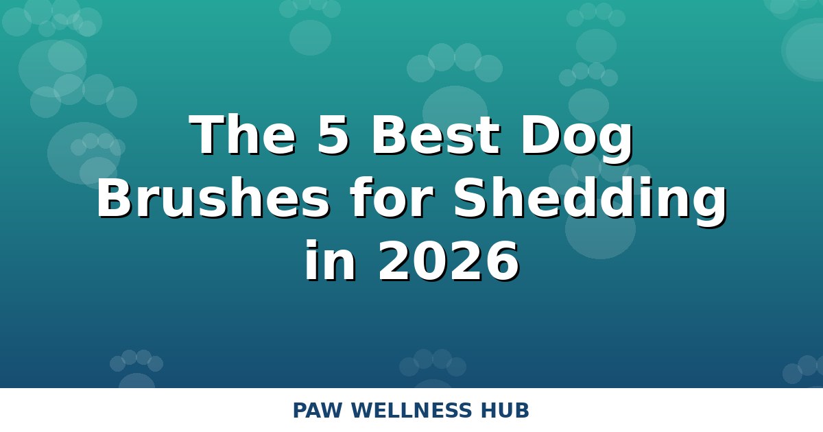 The 5 Best Dog Brushes for Shedding in 2026 (Deshedding Tools That Work)