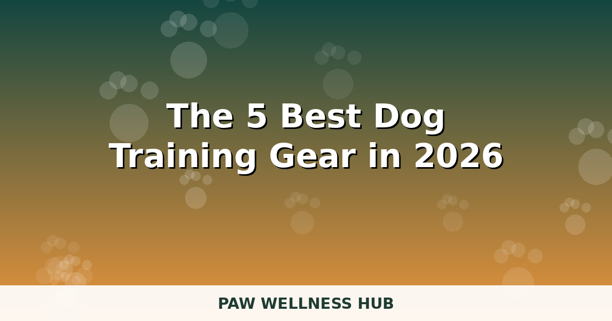 The 5 Best Dog Training Gear in 2026