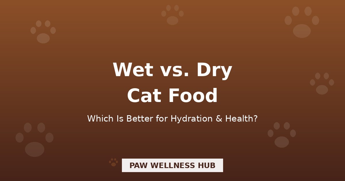 Wet vs. Dry Cat Food: Which Is Better for Your Cat’s Hydration and Health?