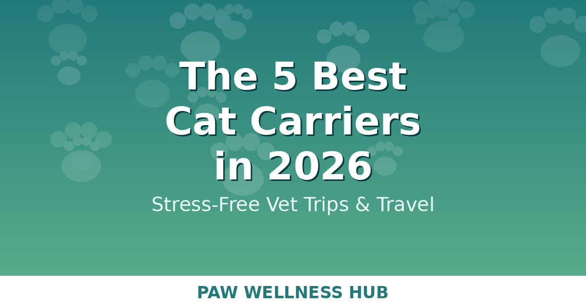 The 5 Best Cat Carriers in 2026 (Stress-Free Vet Trips & Travel)